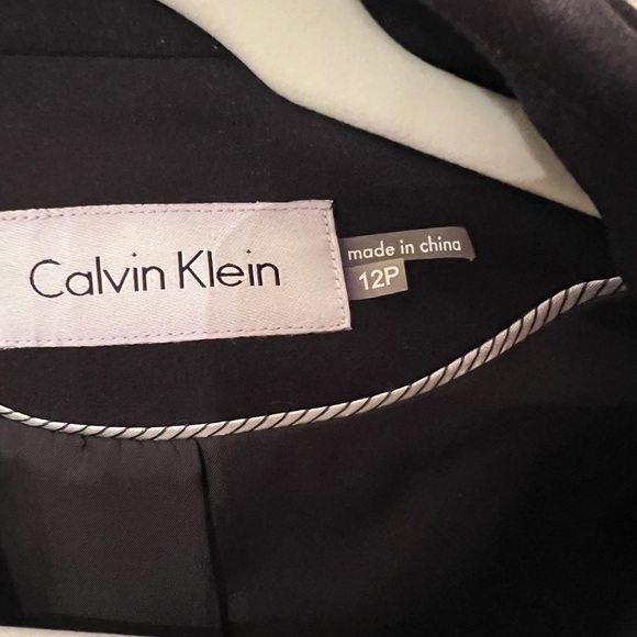Calvin Klein Black Tailored Blazer - Picture 2 of 4